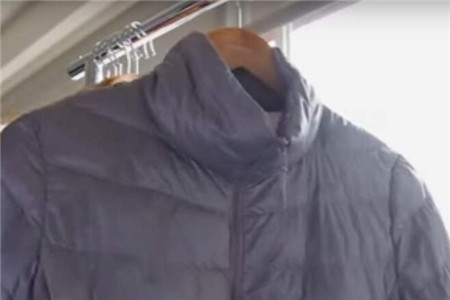 羽绒服晾晒
