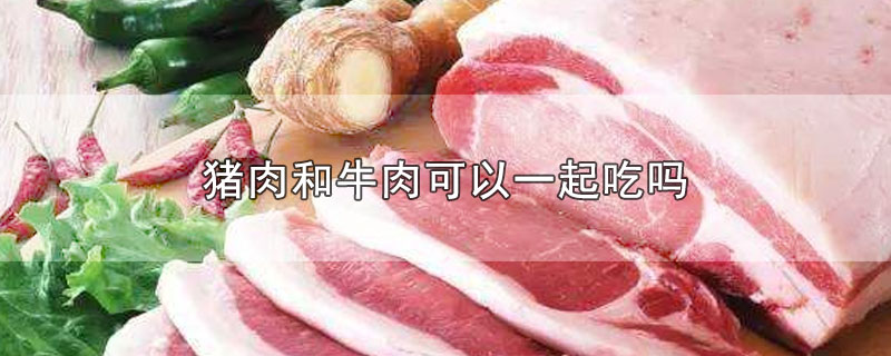 猪肉和牛肉可以一起吃吗