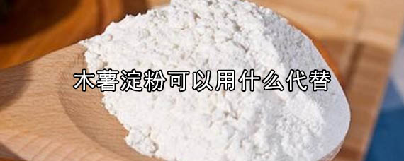 木薯淀粉可以用什么代替