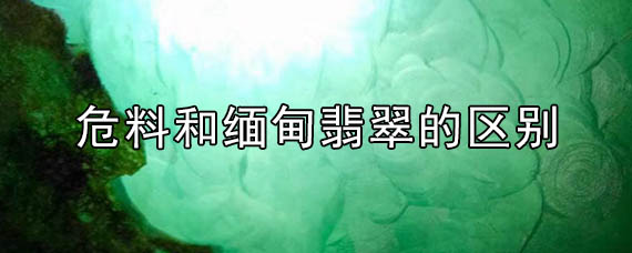 危料和缅甸翡翠的区别/如何区别危料翡翠
