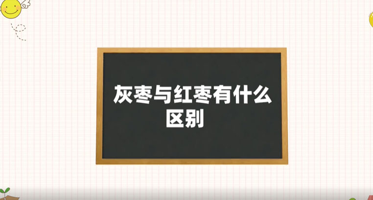 灰枣和红枣有啥区别?灰枣和红枣是一样的吗?