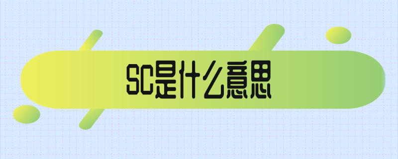 sc是什么意思-sc是什么意思bilibili