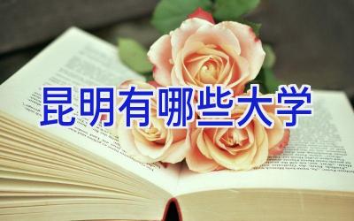 昆明有哪些大学