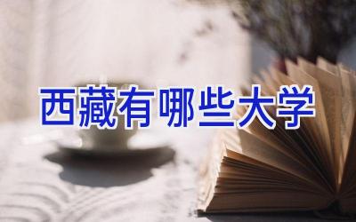 西藏有哪些大学