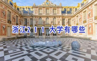 浙江211大学有哪些