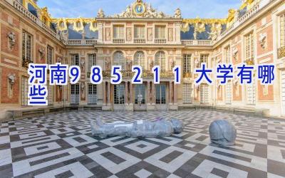 河南985211大学有哪些