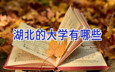 湖北的大学有哪些