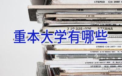 重本大学有哪些