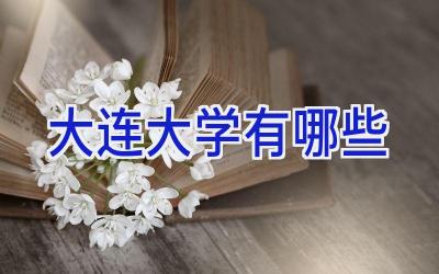 大连大学有哪些