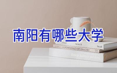 南阳有哪些大学