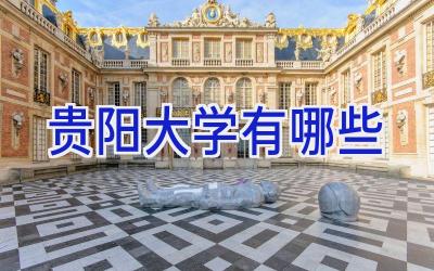 贵阳大学有哪些