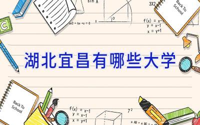 湖北宜昌有哪些大学