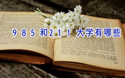 985和211大学有哪些
