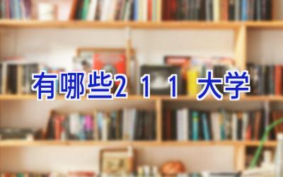 有哪些211大学