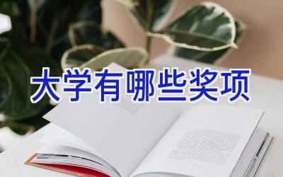 大学有哪些奖项