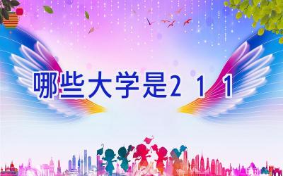 哪些大学是211