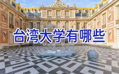 台湾大学有哪些