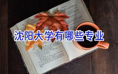 沈阳大学有哪些专业