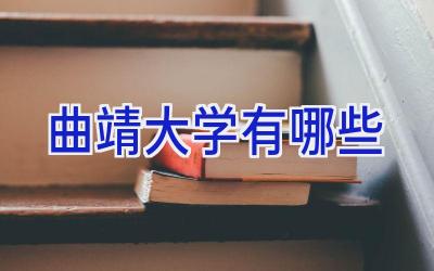 曲靖大学有哪些