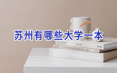 苏州有哪些大学一本