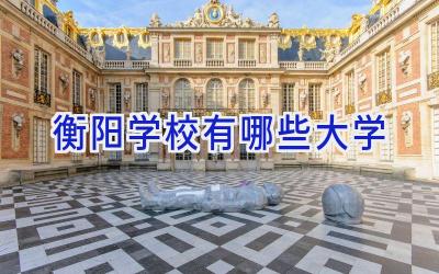 衡阳学校有哪些大学