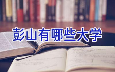 彭山有哪些大学