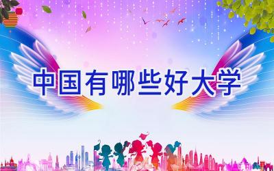 中国有哪些好大学