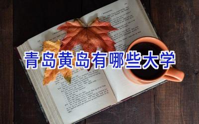 青岛黄岛有哪些大学