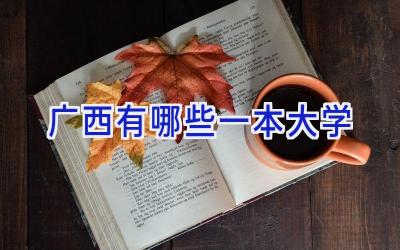 广西有哪些一本大学
