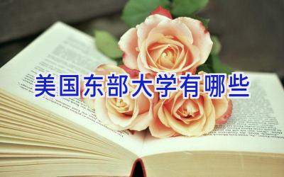 美国东部大学有哪些