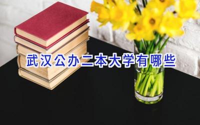 武汉公办二本大学有哪些