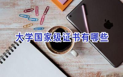 大学国家级证书有哪些