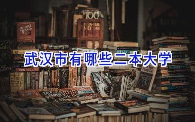 武汉市有哪些二本大学