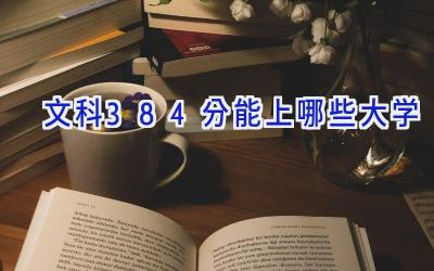 文科384分能上哪些大学