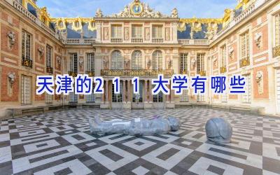 天津的211大学有哪些