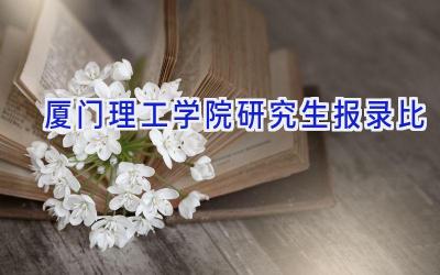 厦门理工学院研究生报录比