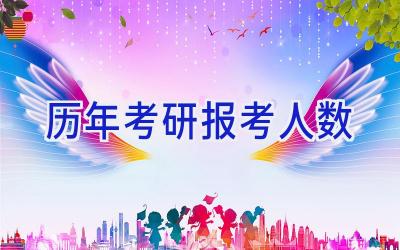 历年考研报考人数