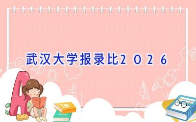 武汉大学报录比2026