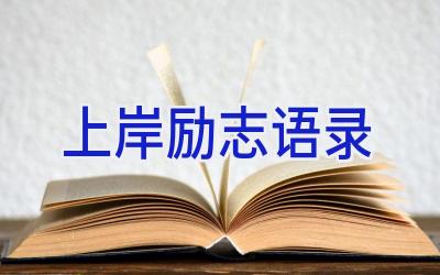 上岸励志语录