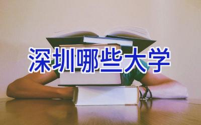 深圳哪些大学