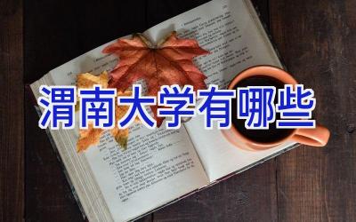 渭南大学有哪些