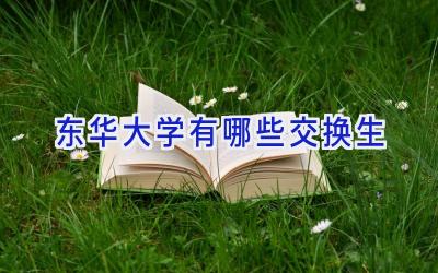 东华大学有哪些交换生