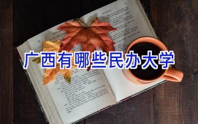 广西有哪些民办大学